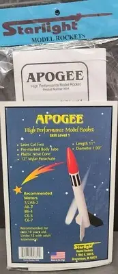 Starlight Apogee Flying Model Rocket Kit Model Rocket Sealed New