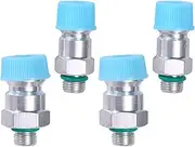 BATHVEVE Con Gas Filling Nozzles 4pc Set R134a Compatible Aluminum Strong Compact Random Color