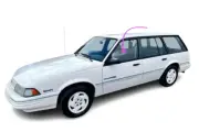 Fits:1990-1994 Chevrolet Cavalier & Pontiac Sunbird 4DR Front Driver Door Window