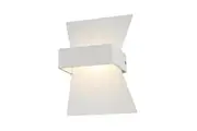DAVOS Wall Light Interior Surface Mounted Up/Down 6W Bow Matte White 3000K 254LM