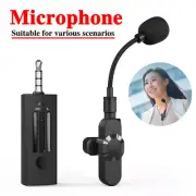 3.5mm Wireless Lavalier Microphone Bluetooth Mini Mic for Android PC DSLR Camera