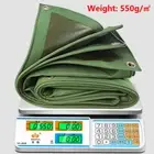 Heavy Duty Tarpaulin Canvas Tarp Army Sun Blocked Waterproof Camping Tents Cover
