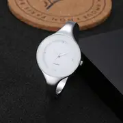 Minimalist Alloy Quartz Watch For Women - White Strap