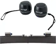 American DJ Pixie Curve 60 Tri-Color RGB 90° Curved LED Strip Light+Home Speaker
