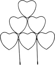 Totority Purpose Metal Plant Support Frame Garden Trellis Climbing Plant Rack and Easy to Install for Vines