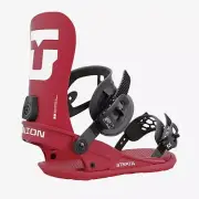 Union Strata Men's Snowboard Bindings, Burgundy, Large MY25