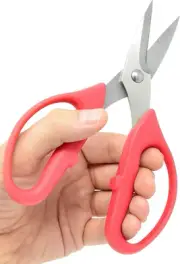 Leather Scissors. Small, Sharp Stainless Steel Durable Blades - Effortless Cutti