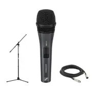 Sennheiser E 835-S with On-Stage Stands MS7701B and XLR Cable