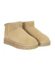 [Uggaroo] Lucie Mini Platform Boots in Beige