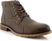 [Polar Fox] Ronny MPX806037 Mens Casual Work Lace Up Classic Motorcycle Combat Boots