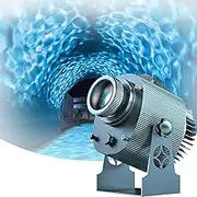 Dynamic Water Wave Projector Lamp, Waterproof Ocean Ripple Effect Lights, Dj Effect Light with Wireless Remote, Led Landscape Lighting for Indoor Outdoor Mall Store Park Bar Ktv Restaurant 160W/7-12M