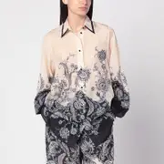 [ZIMMERMANN] Cream Rhiannon shirt with fantasy print 1 Multicolor