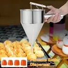 Pancake Batter Dispenser Funnel Cake Dispenser with Stand Stainless Steel DrvoD