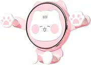2pcs Cat Claw Mobile Phone Holder Mobile Phone Stands for Vehicle Magnetic Phone Mount Car Phone Air Vent Phone Mount Magnetic Holder Cup Holder Mount Cute Girl Abs Pink Dashboard
