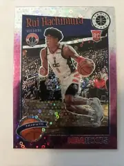 2019-20 Hoops Premium Stock Rui Hachimura RC "Tribute PURPLE DISCO PRIZM" #300