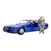 IT 2017 1977 Pontiac Firebird w/ Figure 1:24 Scale Die-Cast Vehicle Toy