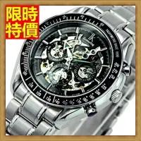 在飛比找樂天市場購物網優惠-機械錶手錶-陀飛輪自動精緻鏤空時尚之選男士腕錶2款66ab2