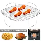 Air Fryer Rack Kitchen Grill Air Fryer Accessories Baking Tray Grill Holder ccj