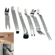 Stainless Steel Audio Removal Pry Door Clip Panel Dash Radio Moulding Trim 6PCS (for: MG)