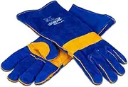 UNIMIG Rogue 400mm / 680mm Leather Welding Gloves, Heavy Duty MIG Plasma, Heat Flame Abrasion Resistant, Short or Long Gauntlet