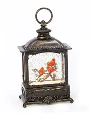 Gerson International 10-In H B/O Lighted Spinning Water Globe Lantern W