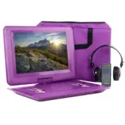 BeFree Sound 14.1" Portable DVD player PURPLE BFS-1580PUR - NEW