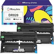 DR820 Compatible Drum Unit Replacement for Brother DR 820 for MFC-L6750DW HL-L6400DW MFC-L5850DW MFC-L6700DW MFC-L6900DW MFC-L6800DW DCP-L5500DN DCP-L5600DN DCP-L5650DN Printer (Drum,2-Pack)