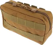 Portable Bag Hanging Medical Tool Storage Bag Wear Resistant Emergency Carry Bag for Vehicle Mud Color Multi Function Design
