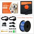 Waterproof rechargeable hidden 2 dog collar electric fence training containment