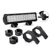 Nilight LED Light Bar 12Inch 72W Combo Work Light, Mounting Bracket Horizontal