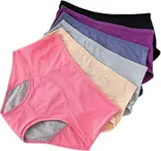Leakproof Underwear For Women Incontinence,leak Proof Protective Pants Pink XL