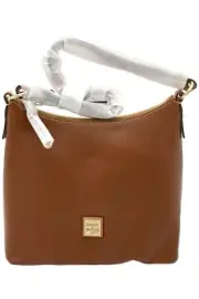 Dooney & Bourke Wexford Smooth Leather Hobo Natural