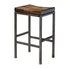 Beck - 30 inch Industrial Bar Stool Accent Furniture Uttermost 25893