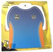 GOLD COAST TITANS NRL TEAM JERSEY SHAPED MOUSE PAD MAT