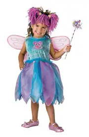 Abby Cadabby Deluxe Child Girls Costume Detachable Padded Wings