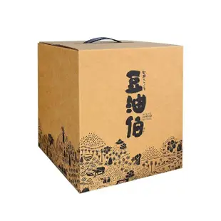 【豆油伯】健康無添加糖薄鹽醬油禮盒組(金美滿500ml+金美好500ml+甘田醬油500mlx2)