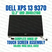 Dell XPS 13 9370 Complete Touch Screen 4K LCD Screen Assembly Silver 8XDHY