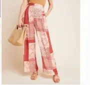 Elena Patchwork Tapestry Paisley Hipster Boho Hippie Art Farm Hip Wide Leg Pants
