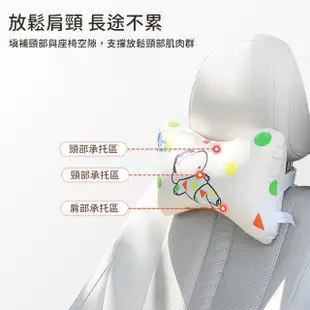 【Hello 蠟筆小新】蠟筆小新太空記憶棉汽車頭枕護頸枕(車用頭枕 車用靠枕 護頸頭枕)