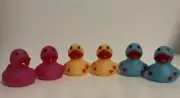 6 Pcs Mini 1.25” Rubber Duck Love Heart JEEP Ducks ~ FREE USA SAME DAY SHIP ~