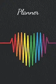 Planner: A Zach Godfrey Weekly Planner | Rainbow | LGBTQIA Pride Design 49 Heartbeat | Undated