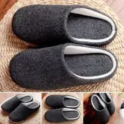 Winter Warm Comfy Slip Men's Shoes Slipper Indoor Home Gent's Soft Anti Slippers