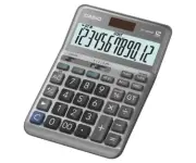 CASIO DF-120FM Gray color 12-Digit Tax Cost Sell Margin Calculator Dual Power