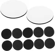 STOBAZA Round Adhesive Fasteners 20 Pairs Sticky Circle Fasteners Tape Dots Small Adhesive Circles for Home Office Classroom
