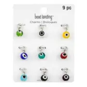 Glass Evil Eye Charms by Bead Landing™ 9pc