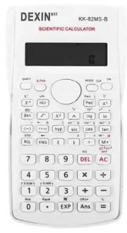 Dexin Scientific Calculator 240 Functions 2 Line 10+2 Digits | KK-82M-B | White