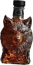 Leefasy Whiskey Decanter with Animal Design for Men, Ideal Gift for Home And Restaurant, Wolf