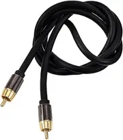 BRIGHTFUFU Audio Video Line Coaxial Digital Cable for Speakers Players Amplifiers Enhance Your
