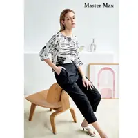 在飛比找momo購物網優惠-【Master Max】手繪感七分袖上衣(8117050)