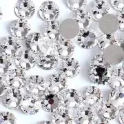 1440 SS20 / 4.8Mm Clear Crystal Flat Back Brilliant round Rhinestones Glass Ston
